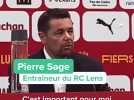 RC Lens : Pierre Sage explique pourquoi il a choisi le club sang et or