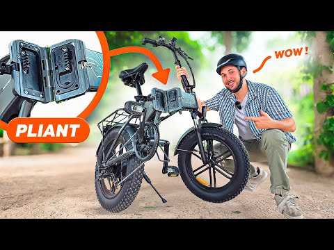 Ce vélo électrique TOUT TERRAIN peut se PLIER et rouler partout