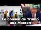 La vidéo virale d'Emmanuel et Brigitte Macron s'invite dans le Bureau Ovale, Trump se moque