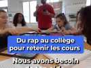 Ces élèves du collège font du rap pour retenir leurs leçons