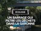 Plastic Vortex : un barrage qui filtre les déchets dans la Garonne