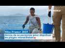 Miss France 2025 donne de sa personne pour dépolluer les plages marseillaises