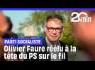 Olivier Faure réélu à la tête du PS sur le fil