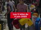 VIDEO. Les 3 infos du 6 juin 2025