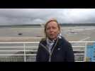 Le Touquet : Sandrine Copy de l'Association Baie de Canche accompagne les élus du CMJ d'Etaples à la Base Nord.