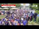 VIDÉO. France - Espagne : dans quelques minutes, le départ de la « fan walk » à Stuttgart