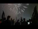 VIDEO. 81 ans du Débarquement. A Pegasus bridge, des cornemuses sous le feu d'artifice... et la pluie