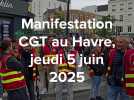 Manif Retraites salaires Saverglass Le Havre 05 06 2025