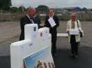 VALENCIENNES : premières pierres symboliques pour les Jardins du Chêne