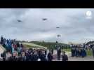 VIDÉO. 81e anniversaire du Débarquement. Près de 400 Américains pour la cérémonie à Utah Beach