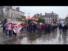 A Quimper, une centaine de manifestants contre la réforme des retraites