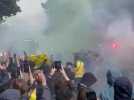 L'arrivée des joueurs avant Union-Gand