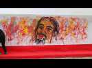 Le show pictural d'Ibara au Printemps des artistes de Lavaqueresse