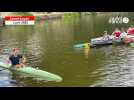 VIDÉO. Jour 1 pour la kayakeuse olympique Léa Jamelot qui va voguer sur le canal de Nantes à Brest