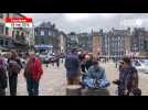 VIDÉO. Pont de l'Ascension. Malgré le temps gris, les touristes sont arrivés à Honfleur