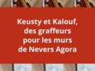 Art - Les graffeurs Keusty et Kalouf ont réalisé une fresque murale de 120 mètres de long sur l'ancien Centre-Expo alias Nevers Agora