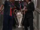 Les joueurs du PSG fêtés en héros après leur sacre en Ligue des champions