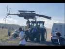 Des affrontements entre fêtards et agriculteurs