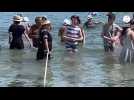 VIDÉO. Ils se mettent à l'eau en costumes de la Belle époque, à Larmor-Plage