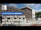 Sur le chantier de l'espace santé du Pays de Matisse au Cateau-Cambresis, qui va être agrandi