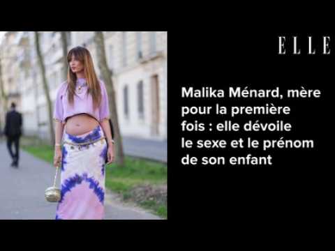 VIDEO : Malika Mnard, mre pour la premire fois : elle dvoile le sexe et le prnom de son enfant