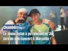 Dylan, atteint d'un cancer incurable, a pu réaliser son rêve et rencontrer le rappeur Jul