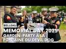 Garden-party de l'ABMC pour le Memorial Day 2025 à la Devil Dog fountain de Belleau (France)