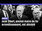 Paris : L'ancien maire Jean Tiberi est décédé