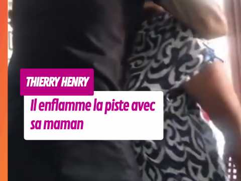 VIDEO : Thierry Henry en mode fils parfait : il enflamme la piste avec sa maman