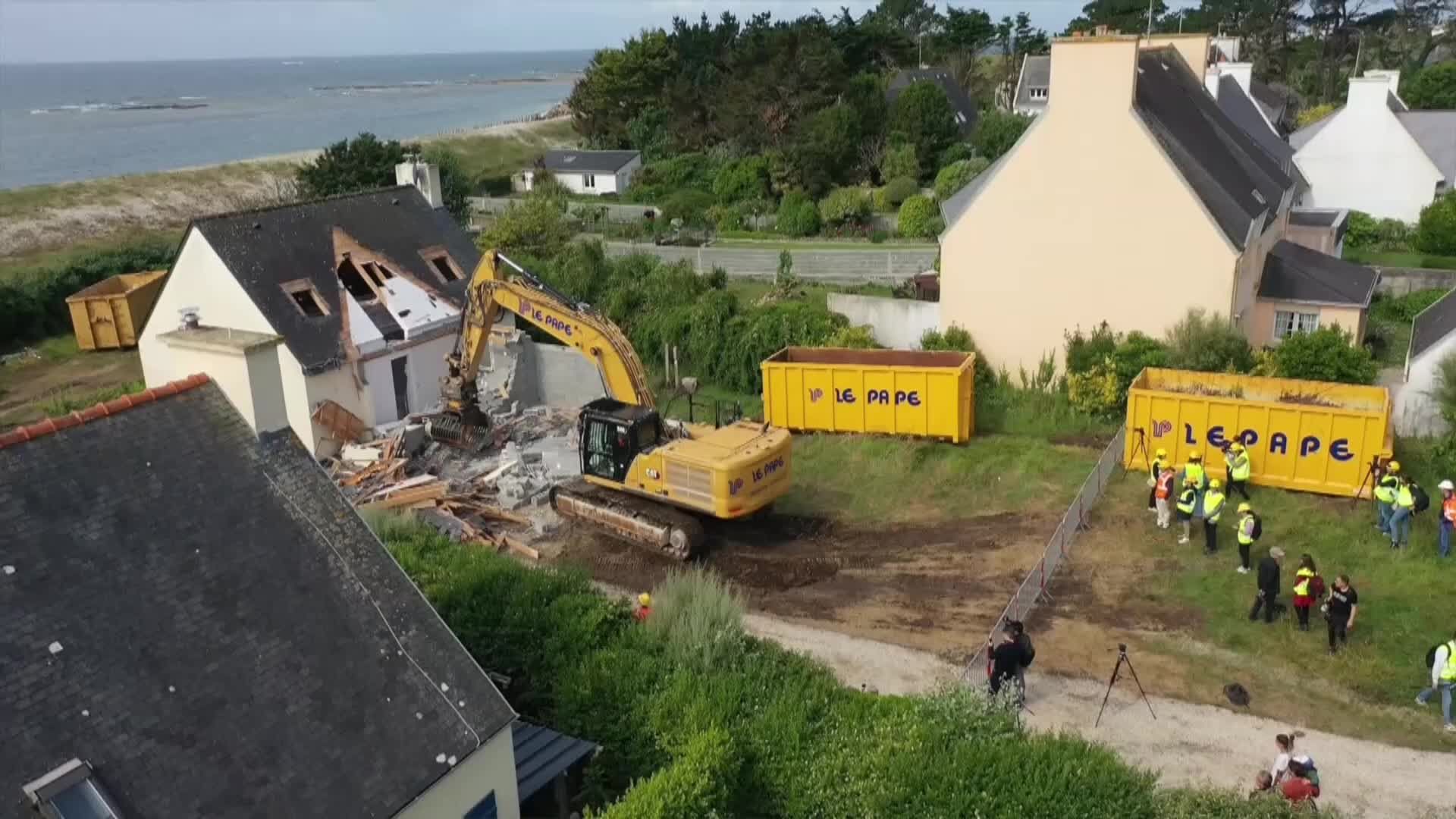 Leurs maisons démolies face au risque de submersion marine dans le Pays Bigouden [Vidéo]