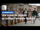 Plusieurs légions romaines défilent au collège Fernand Benoist d'Hazebrouck