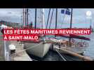 VIDÉO. Les fêtes maritimes de Saint-Malo font leur grand retour tout le week-end de la Pentecôte