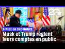 Musk et Trump se séparent ... et règlent leurs comptes en public
