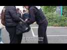 Lannion : opération de contrôle devant le lycée Félix-Le Dantec