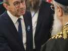 Bruno Retailleau assiste à une cérémonie républicaine à la synagogue de Rouen