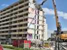 Saint-Quentin : la spectaculaire démolition du plus vieil immeuble du quartier Europe