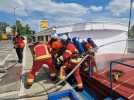Exercice Pompier Compiègne Péniche