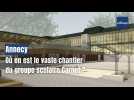Annecy : où en est le vaste chantier du groupe scolaire Carnot ?