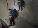 Constance Schaerer dans l'ice fall au pied de l'Everest