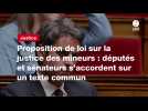 VIDEO. Proposition de loi sur la justice des mineurs : députés et sénateurs s'accordent sur un texte commun