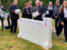 À Houdain, on a posé la première pierre du complexe sportif Gervais Martel