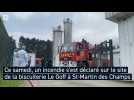 Début d'incendie samedi matin à la biscuiterie Le Goff de Saint-Martin-des-Champs