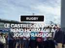 Le Castres Olympique rend hommage à son joueur Josaia Raisuqe décédé d'un accident de voiture