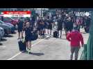 VIDÉO. Les images de l'arrivée des joueurs de La Rochelle avant d'affronter Vannes en Top 14