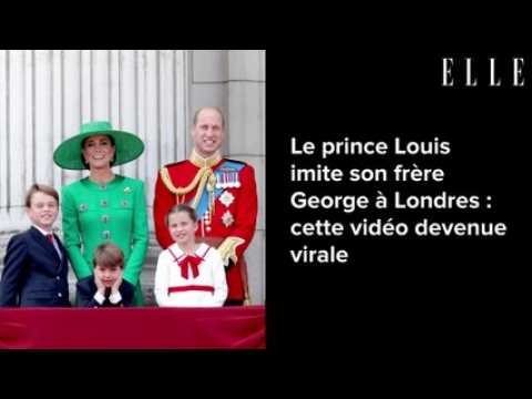 VIDEO : Le prince Louis imite son frre George  Londres : cette vido devenue virale