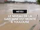 Le niveau de la Garonne est montée à Toulouse ce lundi
