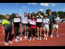 Manifestation pour le 2000 m steeple aux interclubs à Auray