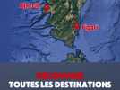 Découvrez toutes les destinations étrangères desservies depuis la Corse en vol direct