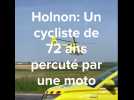 Holnon: accident cycliste moto