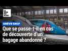 SNCF : que se passe-t-il en cas de bagage abandonné en gare ou dans un train ?